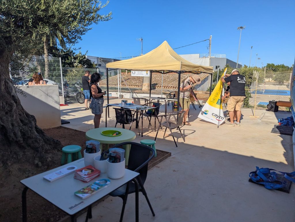 setting up